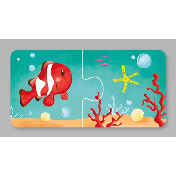 Puzzle EUREKA KIDS Montessori - Animale si hrana lor LG0421, 2 ani+, 28 piese