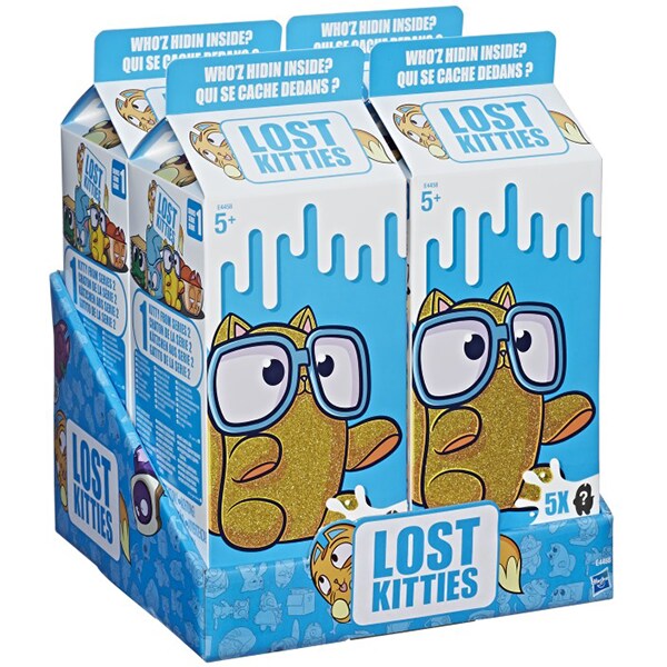 Set figurine LOST KITTIES Pisici ratacite E4458, 5 ani+, multicolor