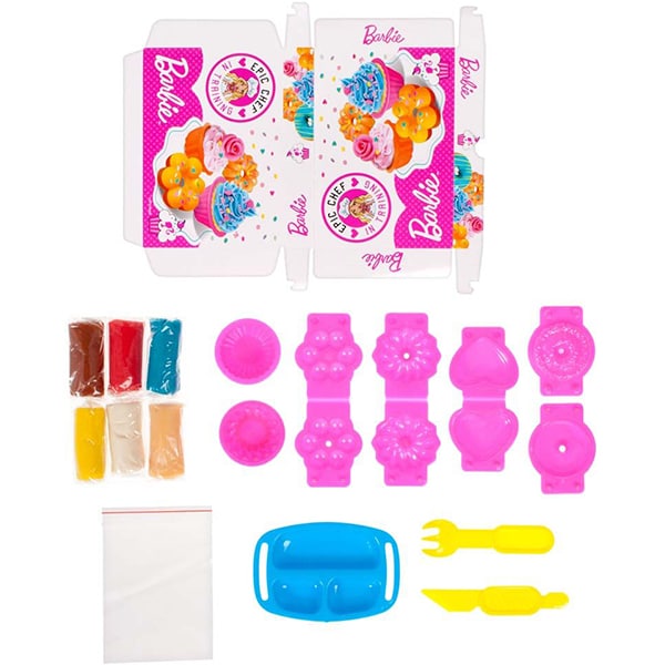 Jucarie de rol MEGA CREATIVE Barbie briose MC339784, 3 ani+, multicolor 