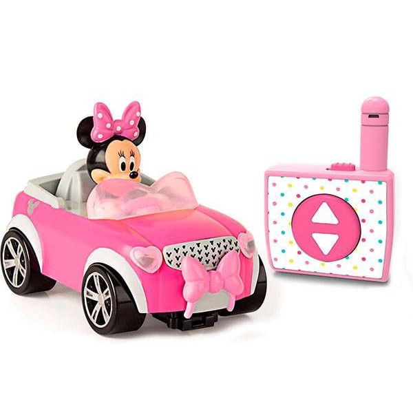 Masina cu telecomanda DISNEY Minnie Mouse masina de oras 182073, 18 luni+, roz-alb