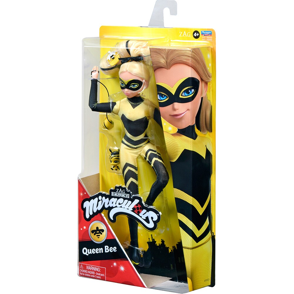 Papusa MIRACULOUS Queen Bee MLB50003O, 4 ani+, galben-negru