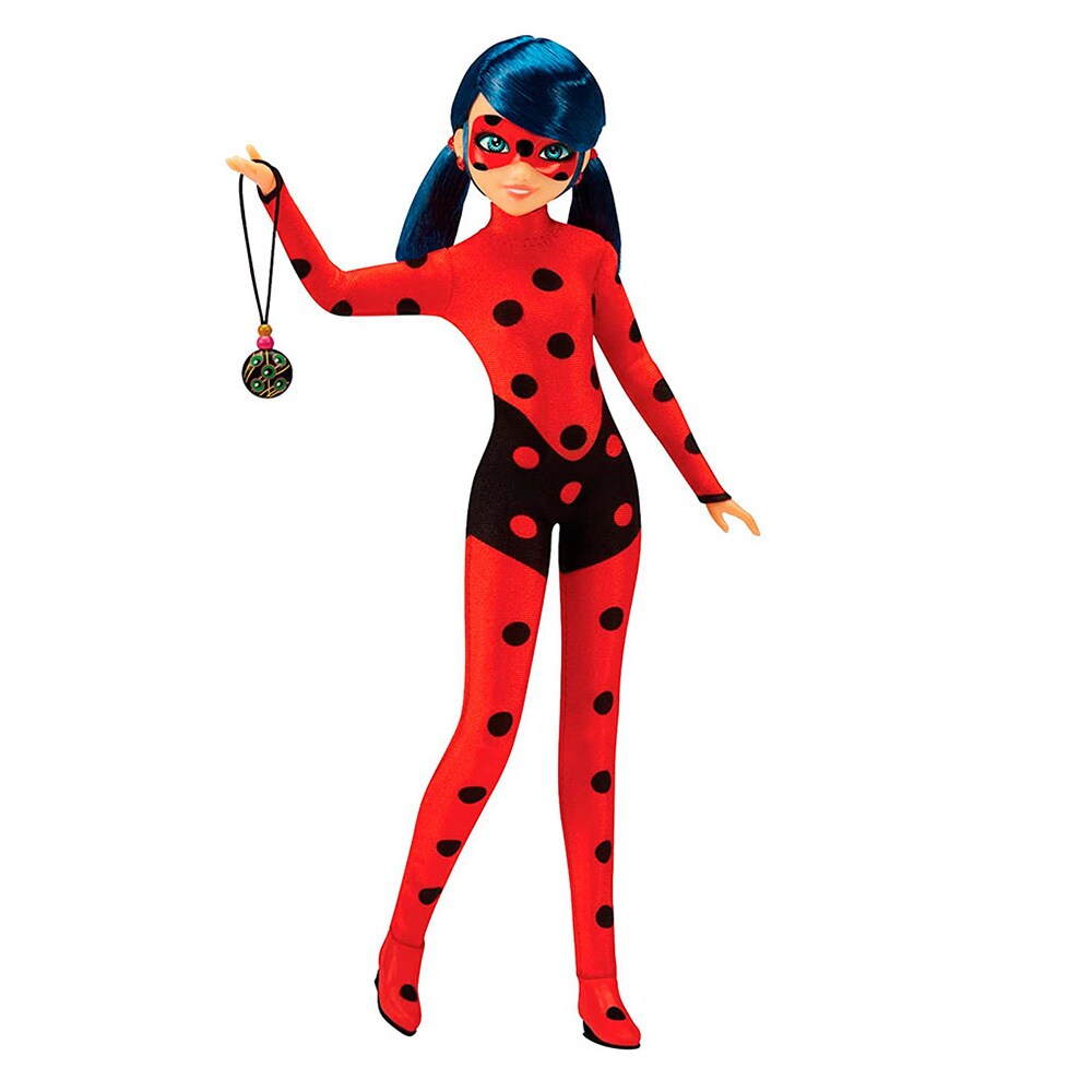Papusa MIRACULOUS Lucky Charm MLB50012O, 4 ani+, rosu-albastru