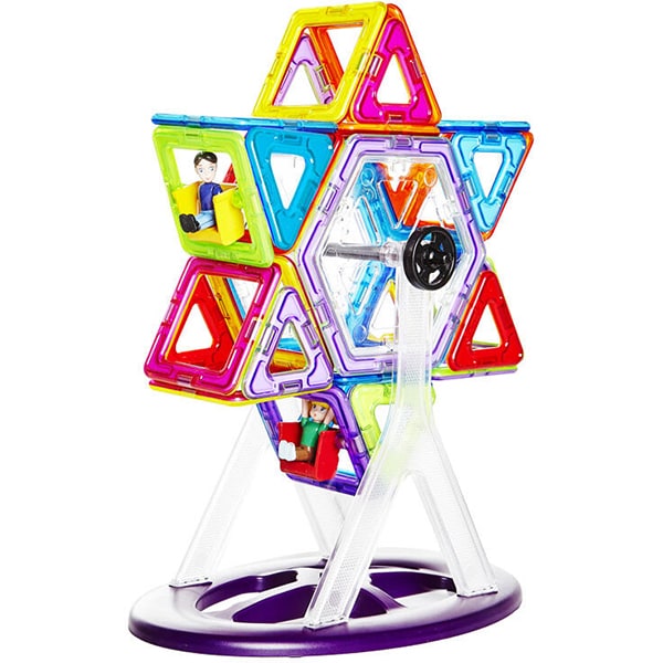 Joc constructie magnetic MAGPLAYER MPB-46, 3 ani+, 46 piese