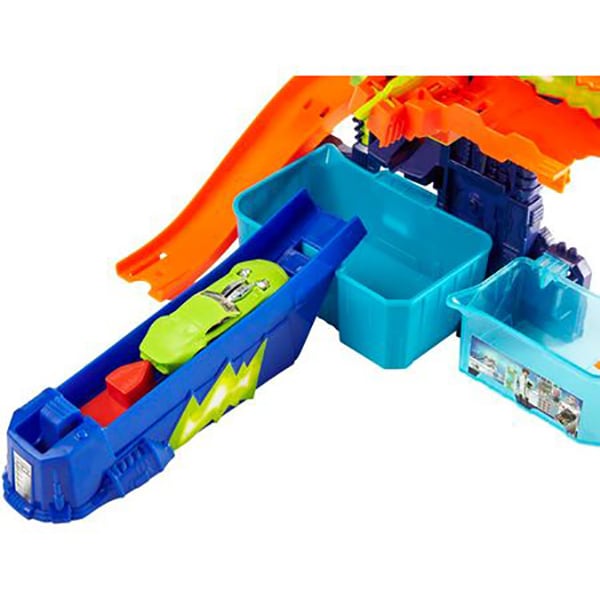 Masinuta cu circuit HOT WHEELS Laboratorul Stiintific MTCCP76, 4 ani+, multicolor