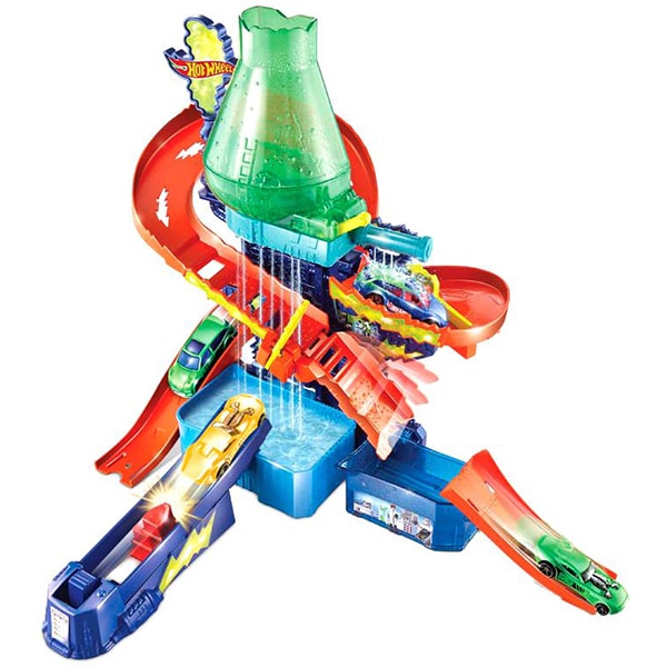 Masinuta cu circuit HOT WHEELS Laboratorul Stiintific MTCCP76, 4 ani+, multicolor
