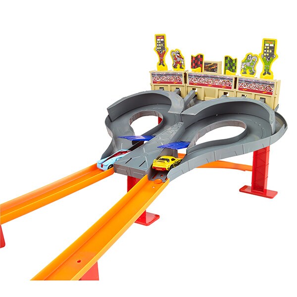 Set de joaca HOT WHEELS Action - Pista super vitezei MTCDL49O, 4 ani+, multicolor