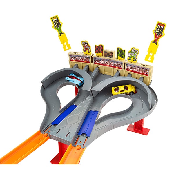 Set de joaca HOT WHEELS Action - Pista super vitezei MTCDL49O, 4 ani+, multicolor