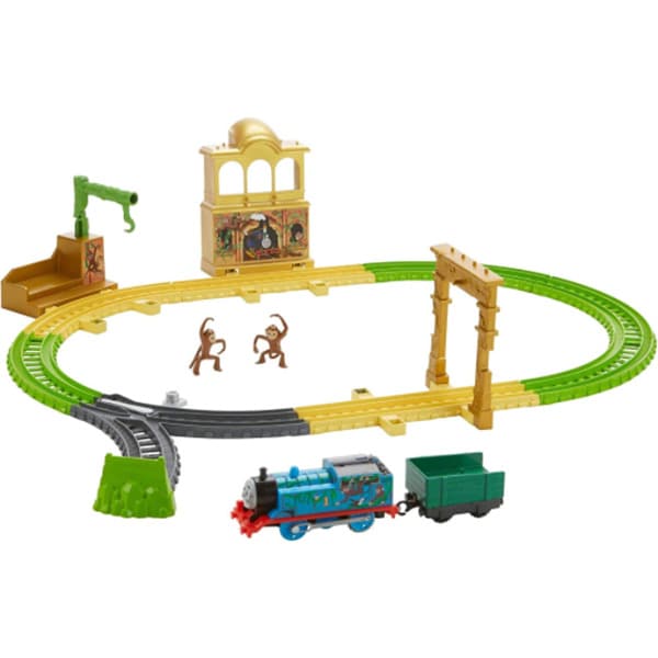 Set THOMAS Trackmaster Monkey Palace MTFXX65, 3 ani+, multicolor