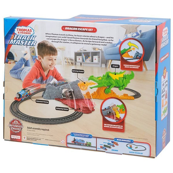 Trenulet MATTEL Thomas&Friends Dragon Escape MTFXX66, 3 - 7 ani, multicolor 