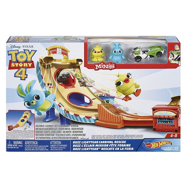 Pista cu masina HOT WHEELS Toy Story Carnaval MTGCP24, 4 - 8 ani, multicolor 