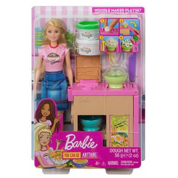 Papusa BARBIE Pregateste noodles MTGHK43, 4 ani+, multicolor