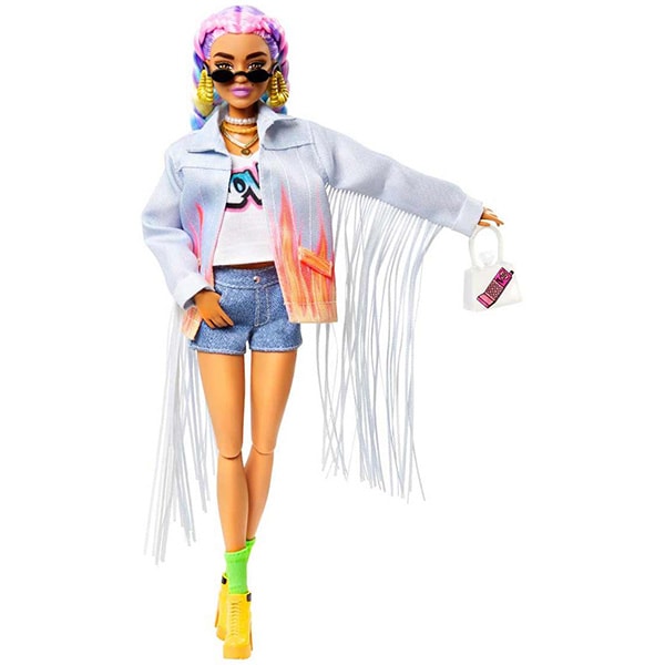 Papusa BARBIE Extra Style MTGRN29, 3 ani+, multicolor