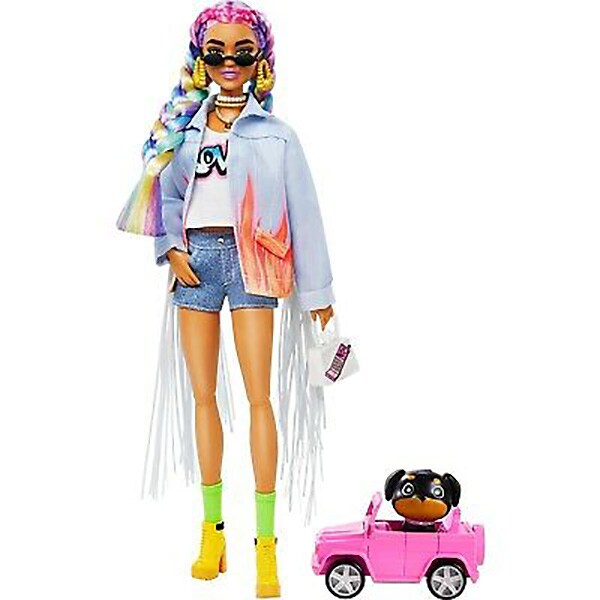 Papusa BARBIE Extra Style MTGRN29, 3 ani+, multicolor
