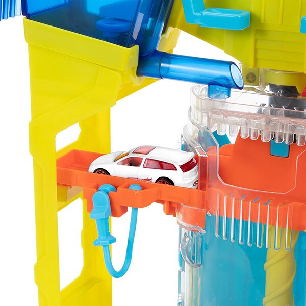 Circuit HOT WHEELS Stunt Splash Car Wash MTGRW37, 4-8 ani, multicolor