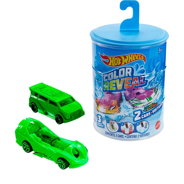 Set masinute HOT WHEELS Culori rchimbatoare MTHBN63O, 3 ani+, multicolor