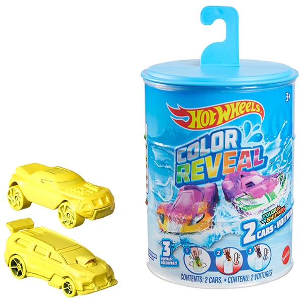 Set masinute HOT WHEELS Culori rchimbatoare MTHBN63O, 3 ani+, multicolor