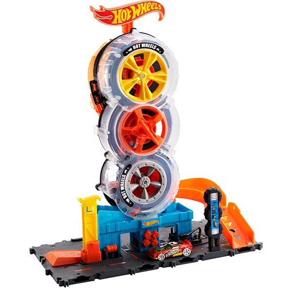Set masinuta HOT WHEELS Vulcanizarea super Twist MTHDP02O, 4 ani+, multicolor