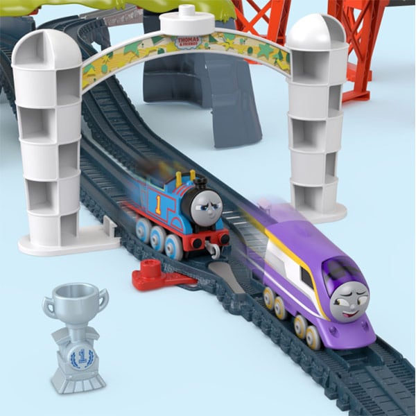 Set THOMAS Cursa pentru Cupa Sodor MTHFW03O, 3 ani+, multicolor