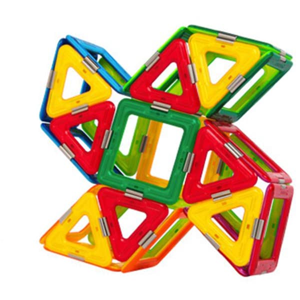 Joc constructie magnetic MAGSPACE Colorful World, 3 ani +, 36 piese