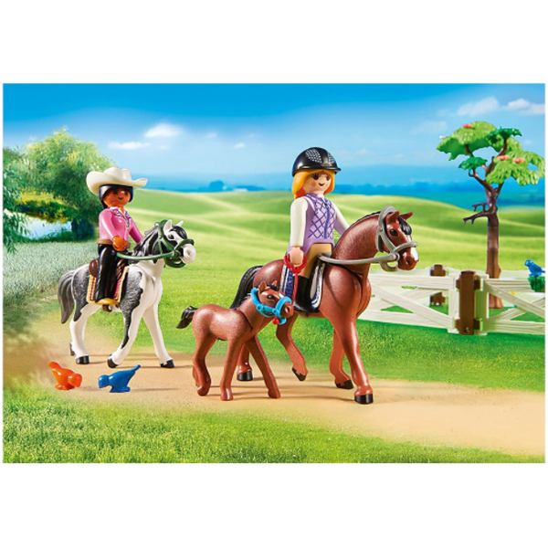 Set figurine PLAYMOBIL Country - Ferma calutilor PM6926, 5 ani+, multicolor