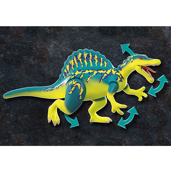 Set figurine PLAYMOBIL Dino Rise - Spinosaurus Putere dubla de aparare PM70625, 5 ani+, multicolor