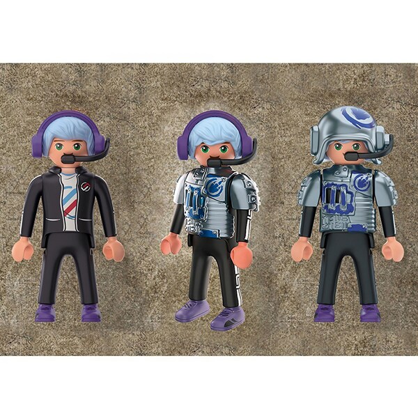 Set figurine PLAYMOBIL Dino Rise - Pteranodon Lovitura dronei PM70628, 5 ani+, multicolor