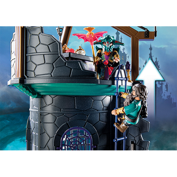 Set figurine PLAYMOBIL Novelmore - Violet Vale Vizuina demonului PM70746, 4 ani+, multicolor