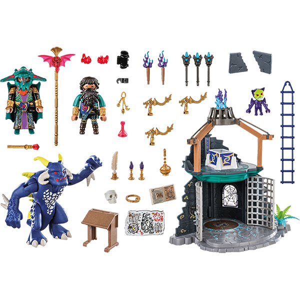 Set figurine PLAYMOBIL Novelmore - Violet Vale Vizuina demonului PM70746, 4 ani+, multicolor