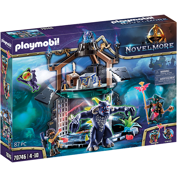 Set figurine PLAYMOBIL Novelmore - Violet Vale Vizuina demonului PM70746, 4 ani+, multicolor
