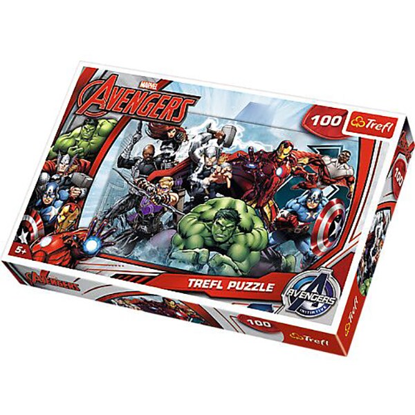 Puzzle TREFL Incepe atacul Marvel 16272, 5 ani+, 100 piese