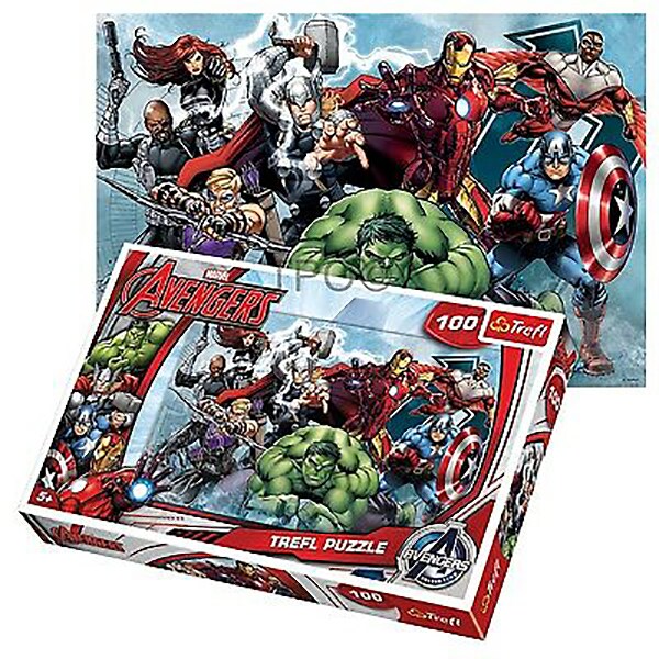 Puzzle TREFL Incepe atacul Marvel 16272, 5 ani+, 100 piese