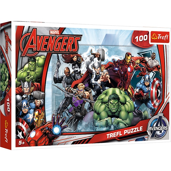Puzzle TREFL Incepe atacul Marvel 16272, 5 ani+, 100 piese