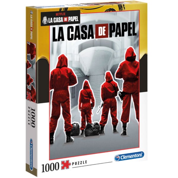 Puzzle CLEMENTONI La casa de papel 1260-39532, 14 ani+, 1000 piese 