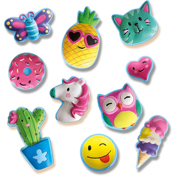 Set creativ SES Happy figures, S01133, 5 ani+, multicolor