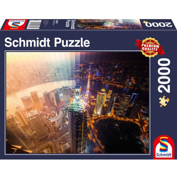 Puzzle SCHMIDT De la zi la noapte SSP-58239, 12 ani+, 2000 piese
