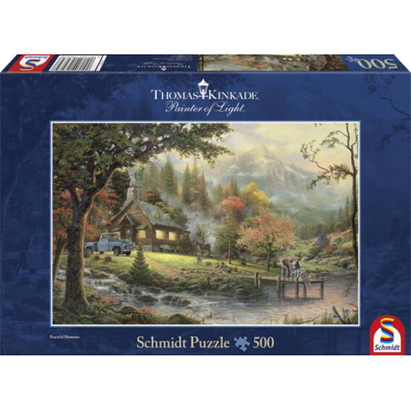 Puzzle SCHMIDT Thomas Kinkade - Momente de pace SSP-58465, 12 ani+, 500 piese 