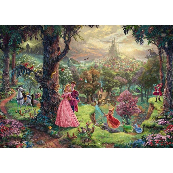 Puzzle SCHMIDT Thomas Kinkade - Frumoasa din padurea adormita SSP-59474, 12 ani+, 1000 piese