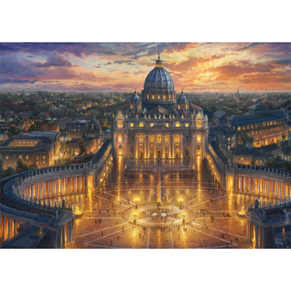 Puzzle SCHMIDT Thomas Kinkade - The Vatican SSP-59628, 12 ani+, 1000 piese 