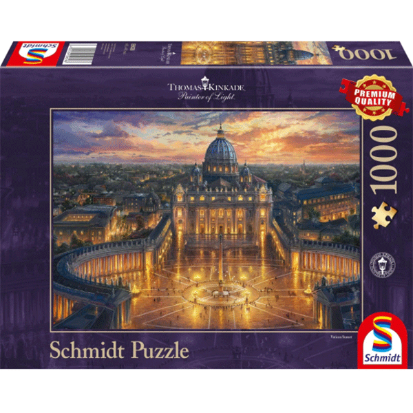 Puzzle SCHMIDT Thomas Kinkade - The Vatican SSP-59628, 12 ani+, 1000 piese 