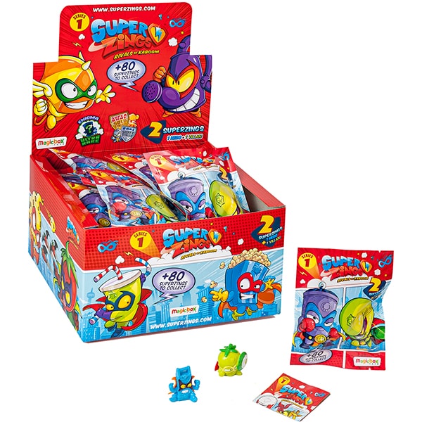 Set 50 figurine SUPERZINGS Seria 1 SZ10012, 3 ani+, multicolor