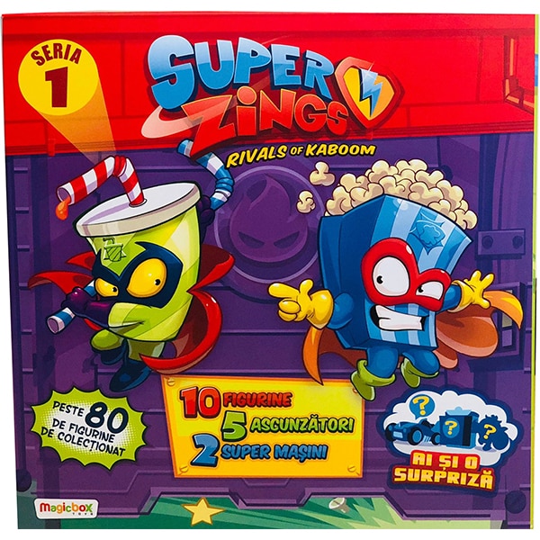 Set figurine SUPERZINGS SZ1011O, 3 ani+, multicolor