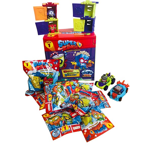 Set figurine SUPERZINGS SZ1011O, 3 ani+, multicolor