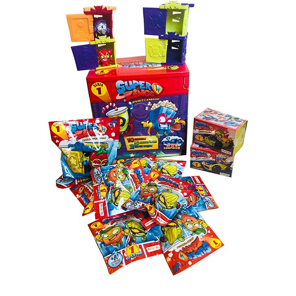 Set figurine SUPERZINGS SZ1011O, 3 ani+, multicolor