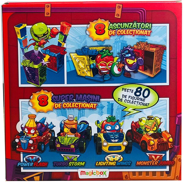Set figurine SUPERZINGS SZ1011O, 3 ani+, multicolor