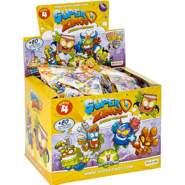 Set 50 figurine SUPERZINGS Seria 4 SZ40012O, 3 ani+, multicolor