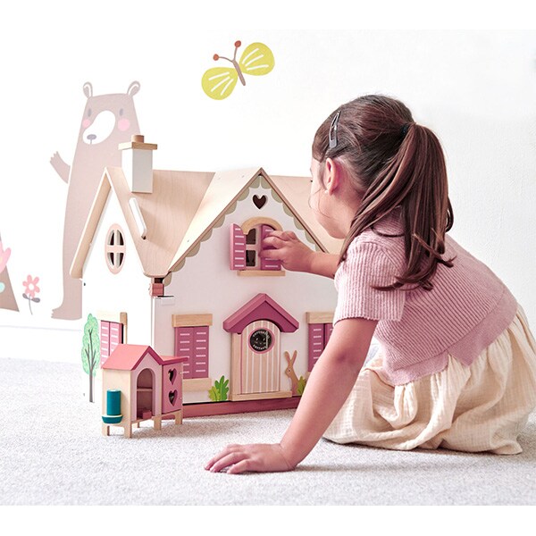 Casuta de papusi TENDER LEAF Cottontail Cottage TL8123, 3 ani+, multicolor 