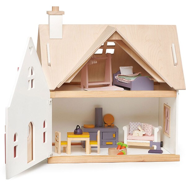 Casuta de papusi TENDER LEAF Cottontail Cottage TL8123, 3 ani+, multicolor 