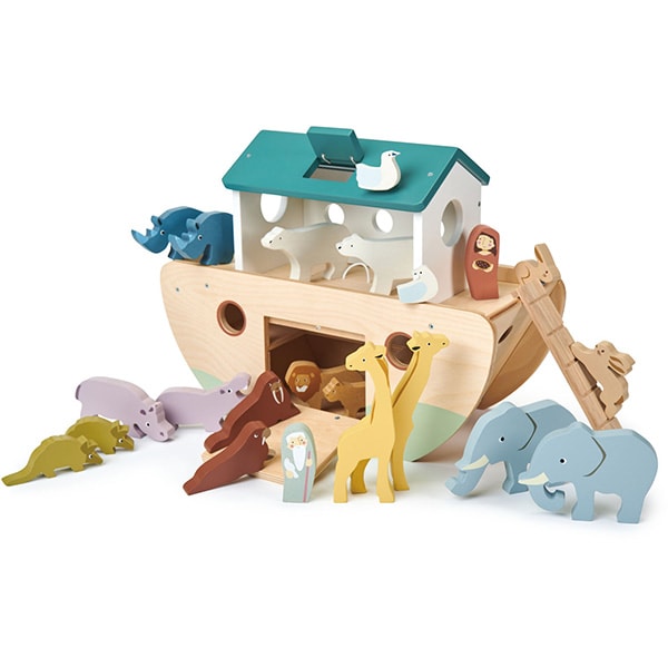 Set figurine TENDER LEAF Arca lui Noe TL8306, 3 ani+, multicolor