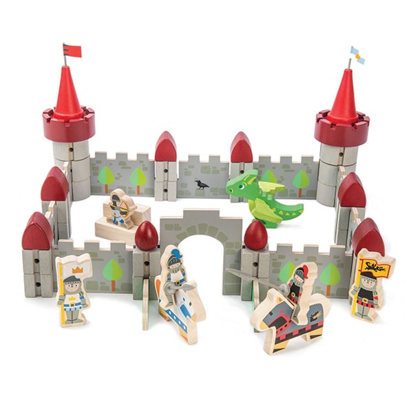 Joc constructie TENDER LEAF Castelul dragonului TL8322, 3 ani+, 59 piese