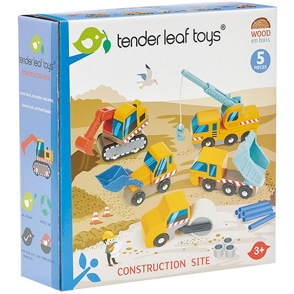 Set masinute TENDER LEAF Utilaje de construit TL8355, 3 ani+, multicolor